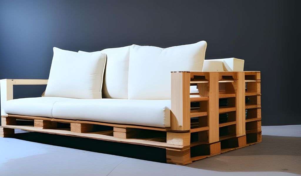 Sofa de palets de madera