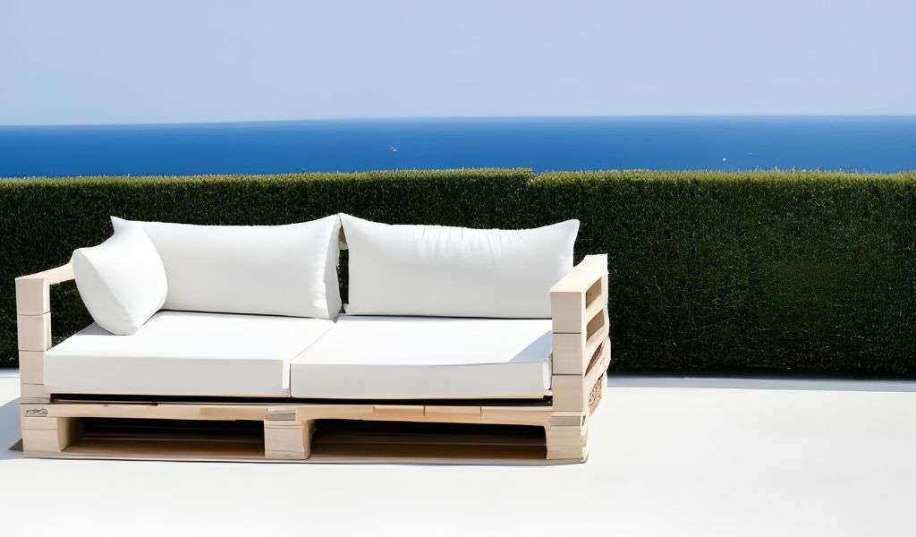 Durabilidad de los sofás de palets para exteriores