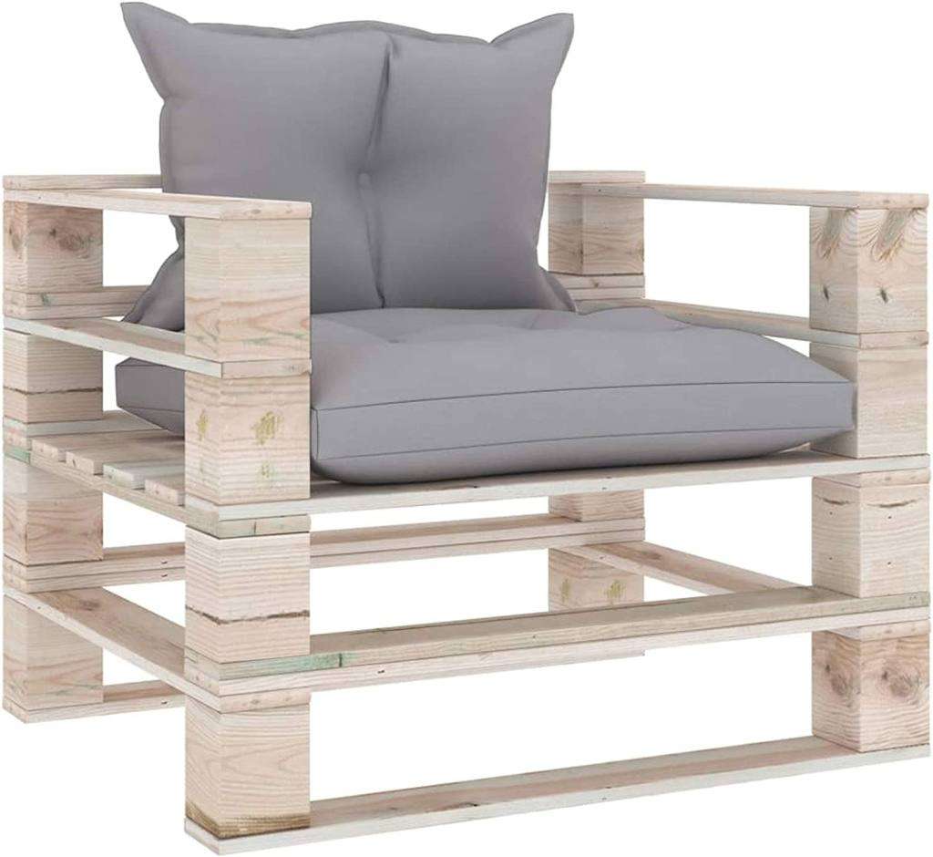 Mueble de palets para exterior de madera de pino